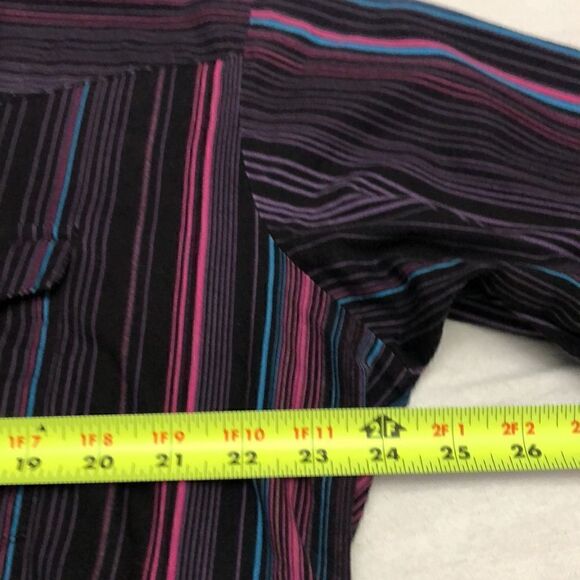 Vintage panhandle slim fit mens long sleeve. Western stripe size 17X35 - Picture 9 of 10